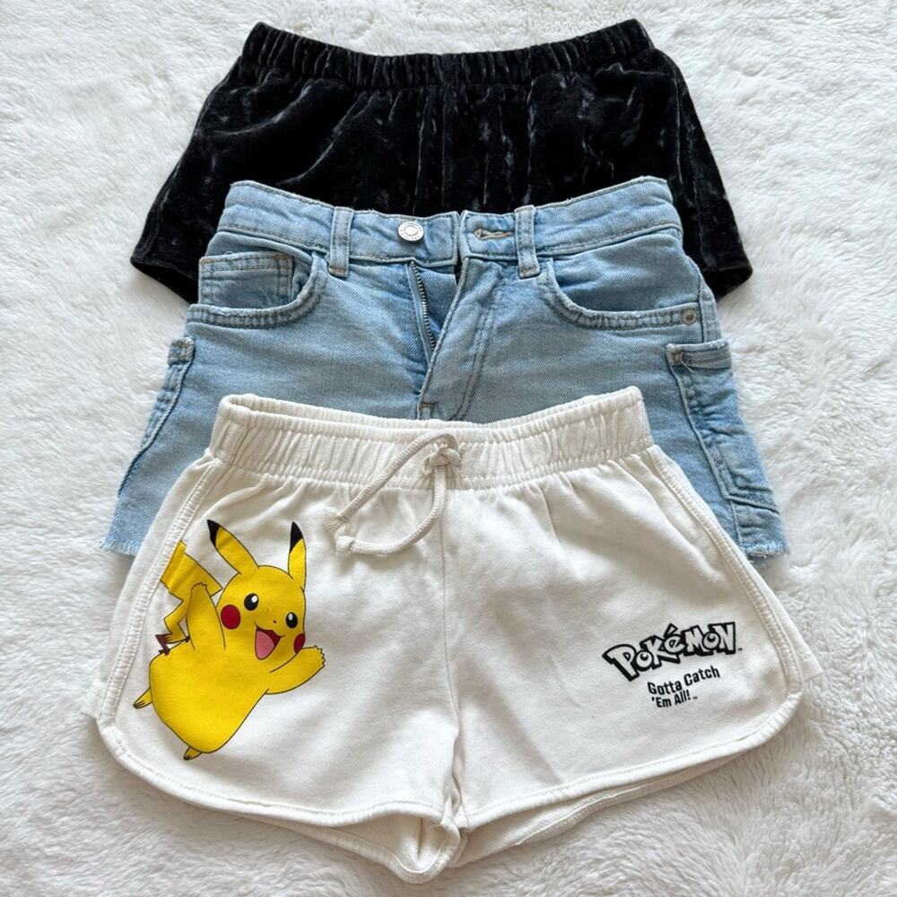 Bundle of girls shorts size 6-7 years